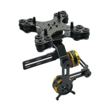 Compact Aluminium Alloy 3-Axis Brushless Gimbal Frame Kit with Motor for NEX5/6/7 FPV Photography