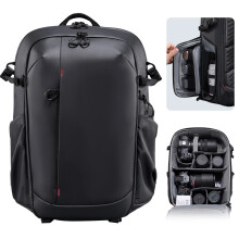 Ulanzi BP09 22L Waterproof Camera Backpack with Tripod Holder - Large Capacity DSLR Photography Travel Bag for Outdoor Adventures