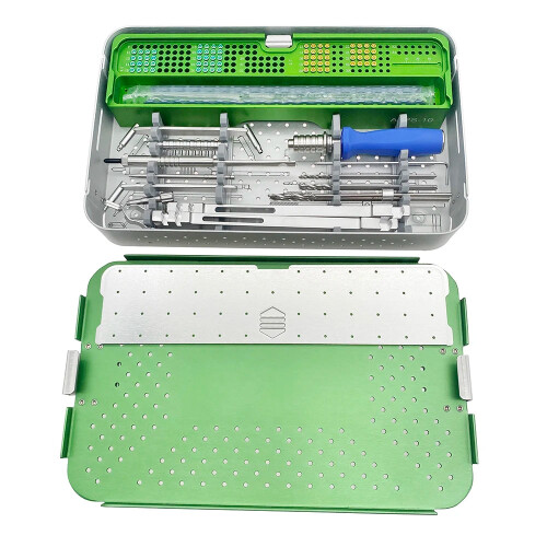 Veterinary Titanium Locking Plate System - Advanced Orthopedic Set for Animal Care