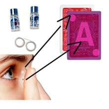 UV Reader Glasses Set for Invisible Marked Playing Cards - Enhanced Perspective Vision