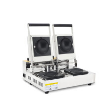 Dual-Voltage Multifunctional Ice Cream & Burger Waffle Maker with Double Heads