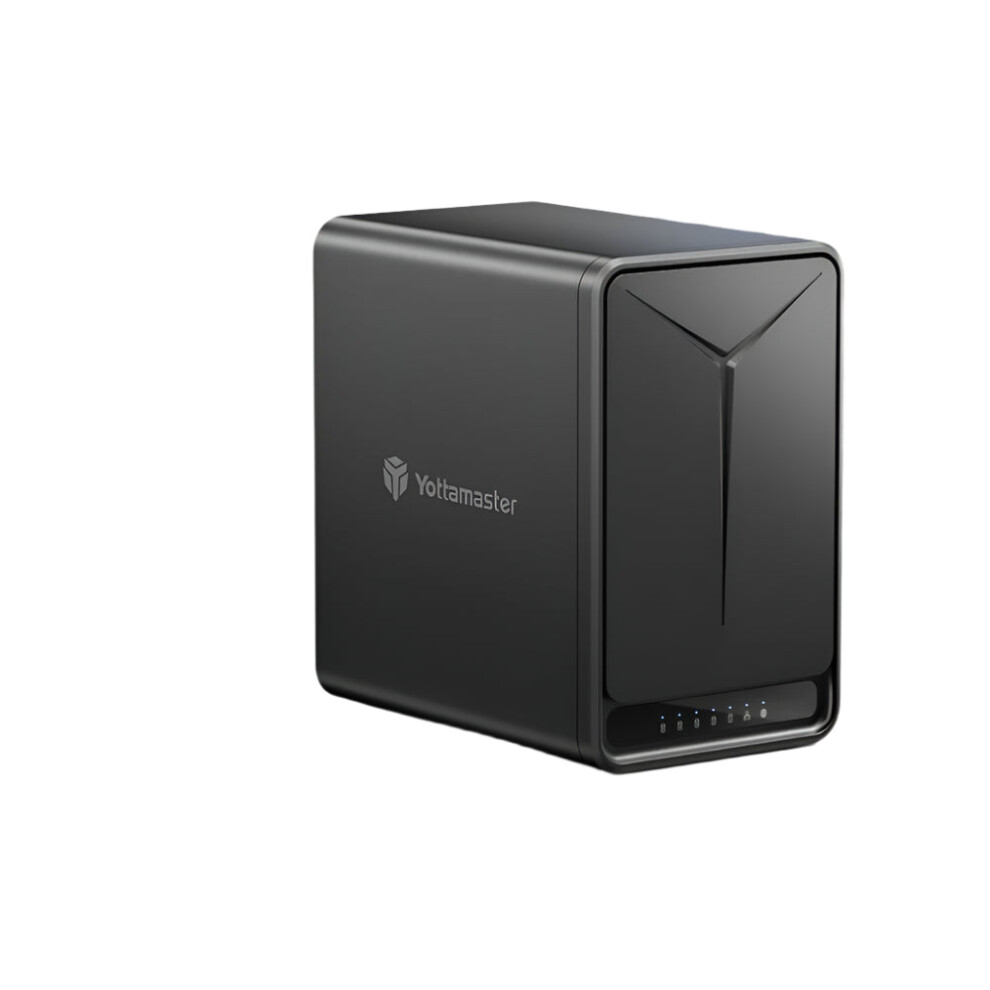 Yottamaster 5-Bay Raid Nas Storage Server With Quad-Core Cpu, Ddr4 Ram, And Sata Hdd/Ssd Compatibility For Home Networks 7445008559502