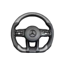 Carbon Fiber Steering Wheel Upgrade for Mercedes Benz W211, W212, W206 to W213 Interior Enhancement