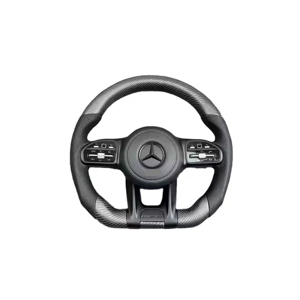 Carbon Fiber Steering Wheel Upgrade For Mercedes Benz W211, W212, W206 To W213 Interior Enhancement 705353811692