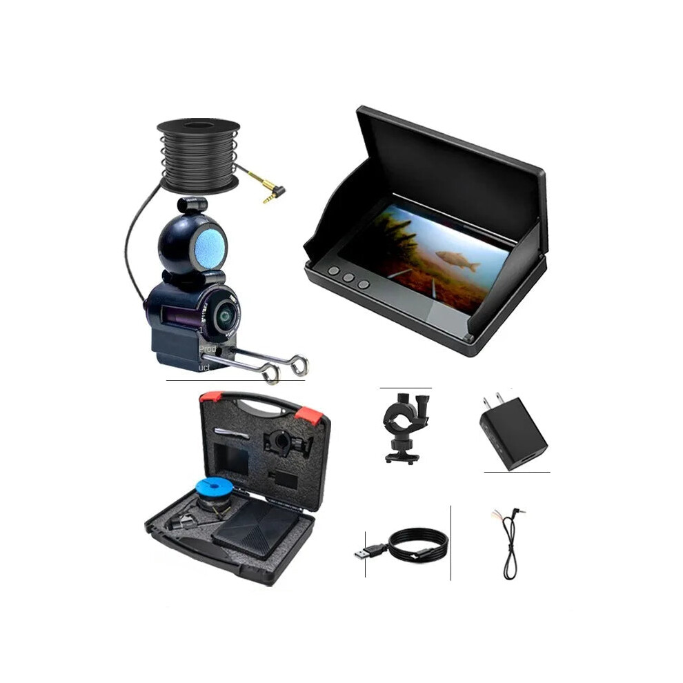 2024 Hd Underwater Fish Finder & Visual Probe With Anchor Display 7445002052016