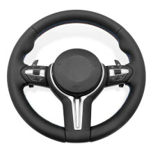 Premium Full Leather M Sport Steering Wheel for BMW E-Series & X5M/X6M Models - Ultimate Car Accessory Upgrade