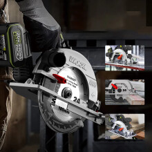 Worx WU538 185mm High-Power Electric Circular Saw - Multifunctional Cutting Machine