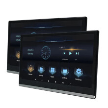 Android Car Headrest Monitor 13.3'' - 8GB RAM, 128GB Storage, WiFi, Bluetooth, HDMI, TV for Range Rover Rear Seat Entertainment