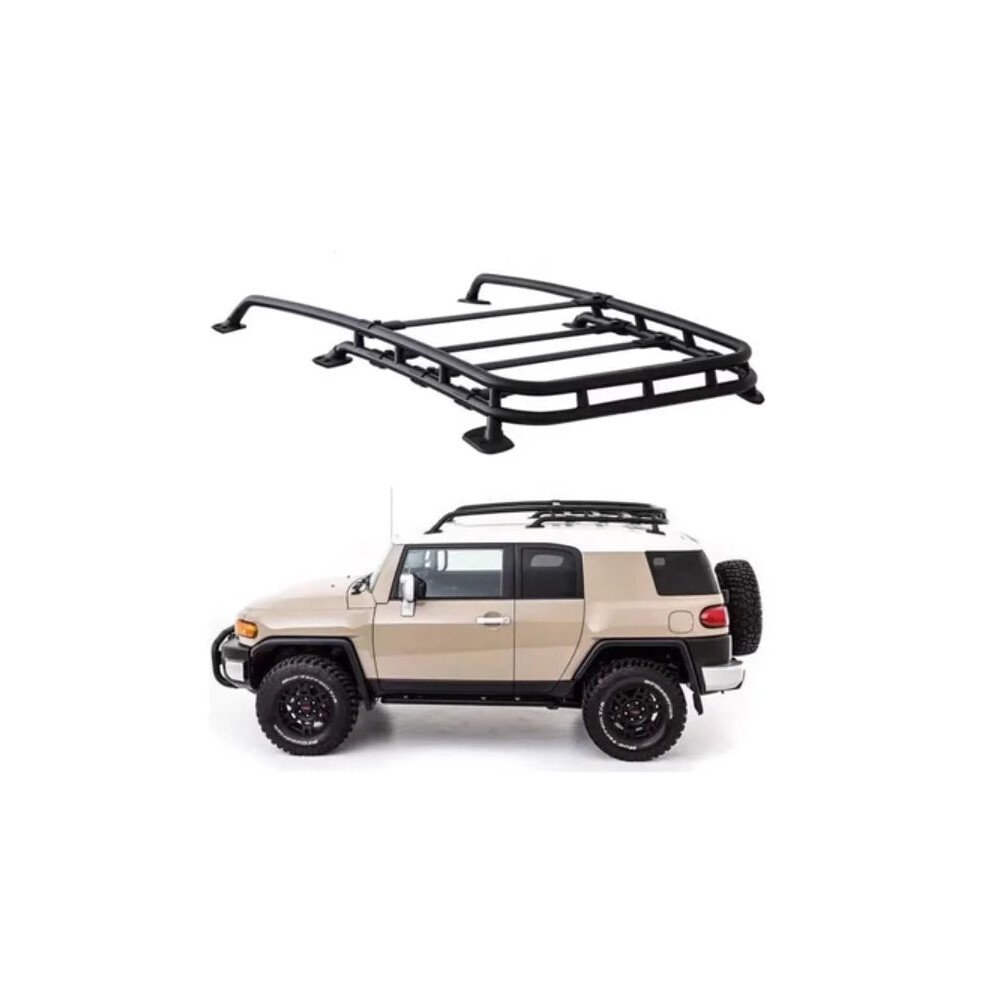 Durable Aluminum Alloy Roof Rack For 2007-2017 Toyota Fj Cruiser - Flat Roof Travel Frame Box 7445004273204