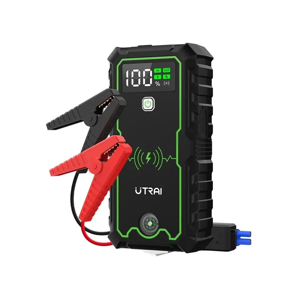 Utrai 2500A Car Jump Starter & 16000Mah Power Bank With 10W Wireless Charging Â Portable Propulsion Booster For Vehicles 313045965907