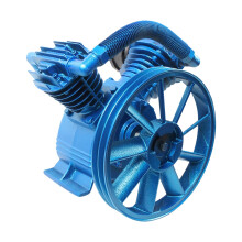 V-Type Twin Cylinder Air Compressor Pump Head - 5 HP, 21 CFM, 175 PSI, Double Stage