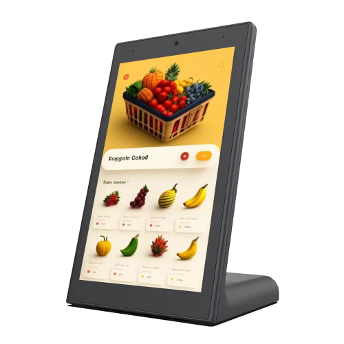 10.1-Inch Vertical Screen Android 13 Tablet - Portable Restaurant POS with 4G, 32GB Storage, Customer Feedback Touch Display -