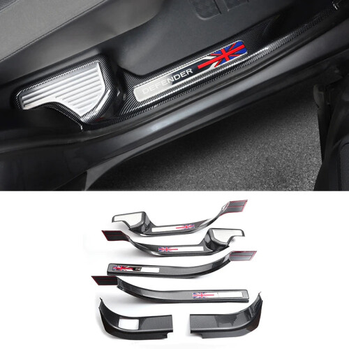 2024 Land Rover Defender Threshold Strips & Foot Pedals - Complete Protective Modification Kit