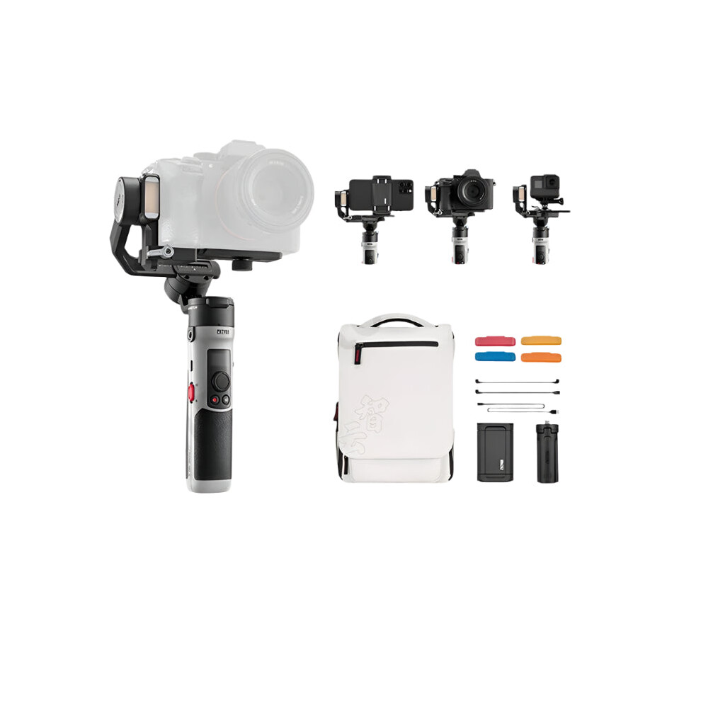 Zhiyun Crane M2s: Compact 3-Axis Gimbal Stabilizer For Mirrorless Cameras & Smartphones 313043014027