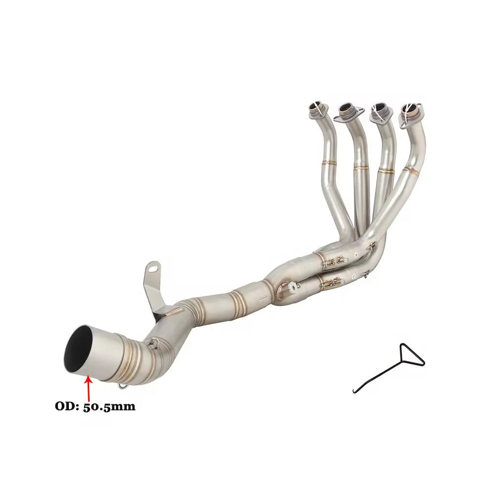 Kawasaki Ninja Z900 A2 (2017-2024) Slip-On Exhaust System: 51Mm Muffler With Header Front Link Pipe Connection 744759947352