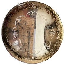 Customized Nickel Alloy Mirror Gong - 18-36 Flower of Life Meditation Gong for Yoga & Sound Healing