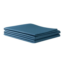 Men's Anti-Slip Foldable Yoga Mat: Thickened, Shock-Absorbing Fitness and Jump Rope Mat for Indoor Use
