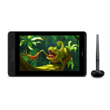 Huion Kamvas Pro 12 Digital Graphic Tablet with Battery-Free Pen, Tilt Function, AG Glass, and Touch Bar