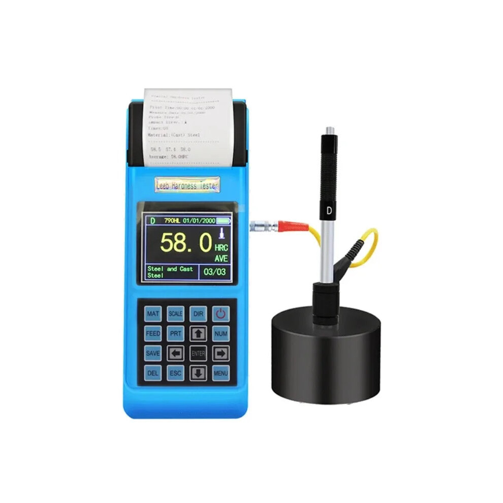 Compact Digital Leeb Hardness Tester Jh300 For Metal & Alloy Measurement - Hrc, Hl, Hb, Hv, Hs, Hrb 7445008663612
