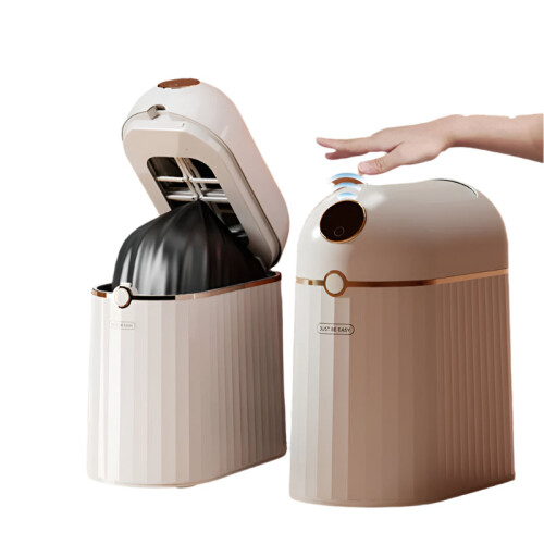 10L Smart Sensor Trash Can with Automatic Bagging for Kitchen & Bathroom
