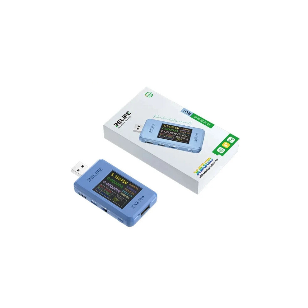 Relife Xa3 Pro Usb Smart Tester - Supports Pd, Qc2.0, Qc3.0 Fast Charging For Mobile Phone Repair 711181372229
