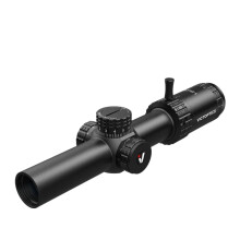 VictOptics S6 1-6x24 SFP Riflescope with Red/Green Illumination & Turret Lock System for AR-15 .223/5.57 - Wide Field of View Design