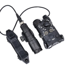 Versatile WADSN Metal NGAL Red Dot & Multi-Color Aiming Indicator with M300A M600C Hunting Flashlight & Dual Function Switch for 20mm Rail