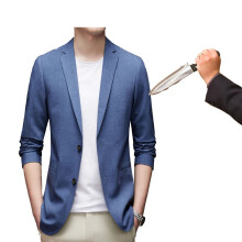 Plus Size Fashion Fit Anti-Stab & Anti-Cut Jacket - FBI Approved Invisible Safety Protection Suit