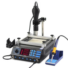 Advanced 853AAA BGA Rework Machine with Hot Air Gun and PCB Preheater Soldering Station