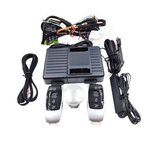 Mercedes-Benz C W204/GLK (2008-2012) Engine Push Start/Stop System with Remote Starter & Keyless Entry Upgrade Kit