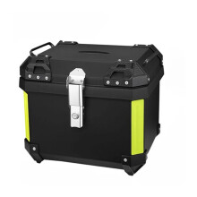 55L Large Capacity Waterproof Motorcycle Tailbox - Lockable, Quick-Detach Storage for Helmets & Tools