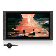 Huion Kamvas Pro 22: Battery-Free Pen Display Monitor with AG Glass for Digital Drawing, Graphic Design, and Android Compatibility