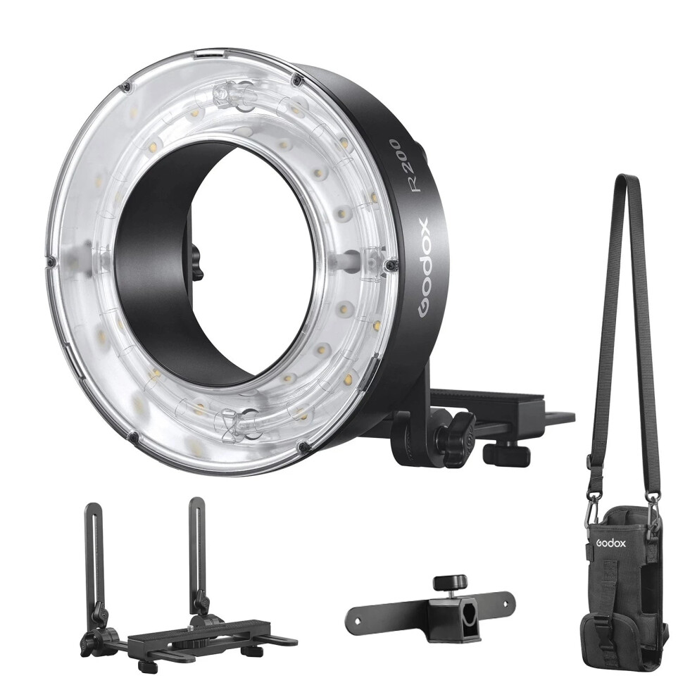 Godox R200 Ring Flash Head Compatible With Ad200 & Ad200pro 744110962734