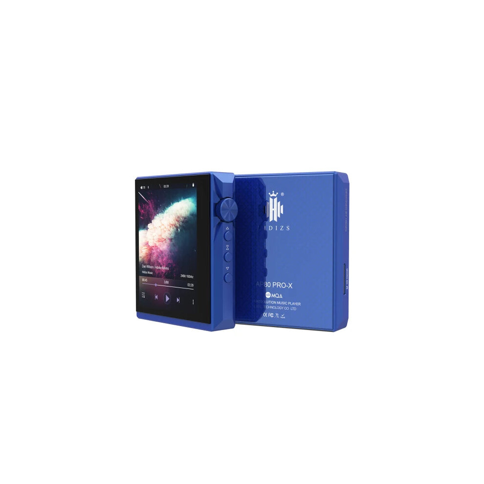 Hidizs Ap80 Pro X Bluetooth Portable Music Player - Mqa 8X, Mp3, Usb Dac, Hi-Res Audio, Dsd64/128, Flac, Ldac, Fm Radio Dap 7445021188154