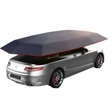 Automatic UV Protection Car Sunshade with Remote Control - Folding Roof Umbrella Cover