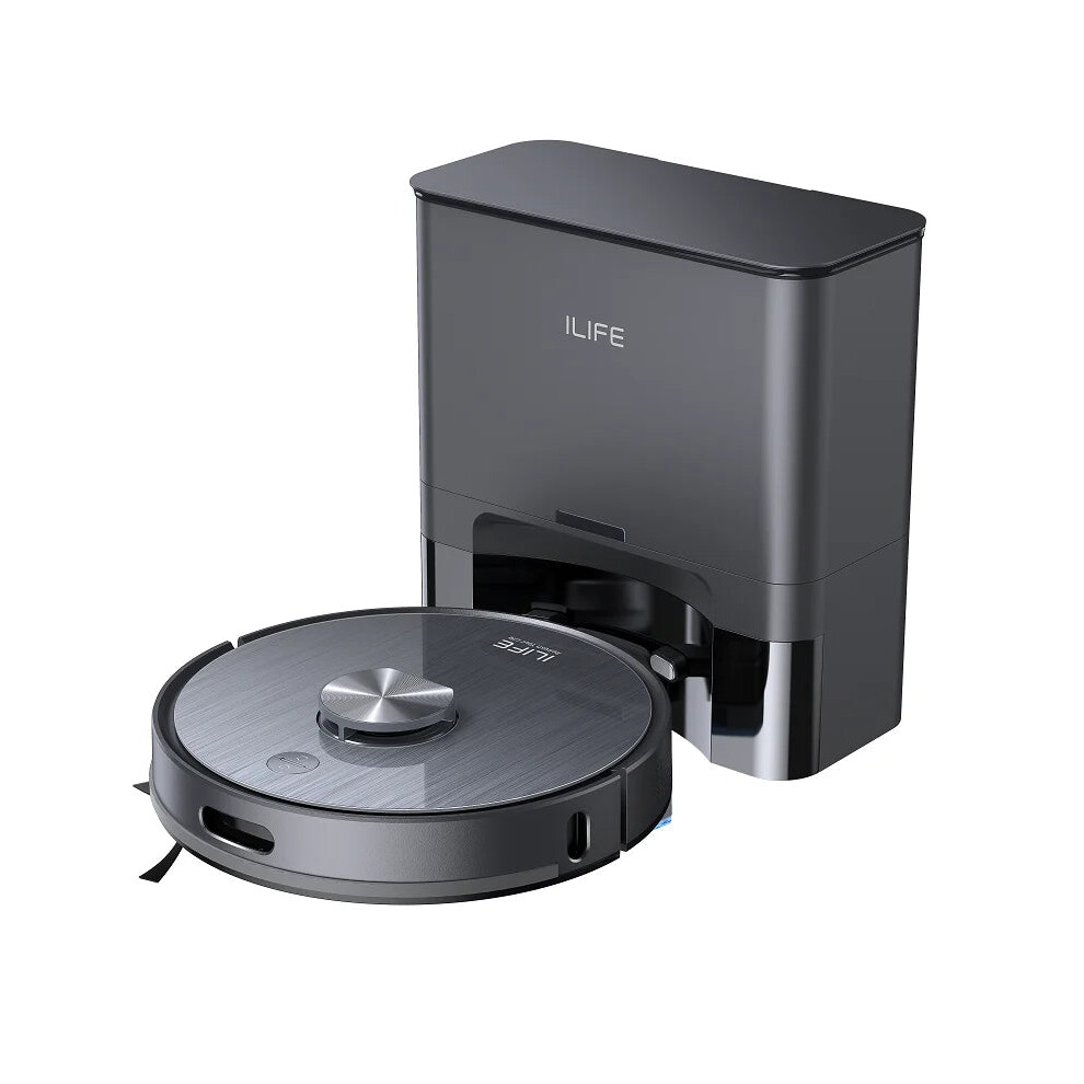 iLife T20s LDS Robot Vacuum Cleaner with 5000 Pa Suction, Auto-Empty Dock for 60 Days Hands-Free Cleaning, Wet & Dry Mopping, and Sweeping-image-OPC-PMGJH2B-NEW