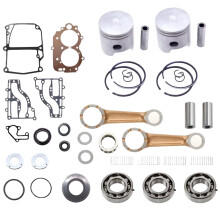 Premium Crankshaft Power Head Rebuild Kit for Yamaha 2T 9.9-15HP 2-Cylinder Outboard Engines