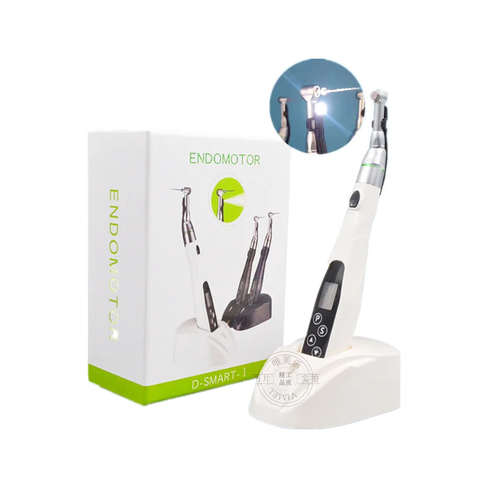 Advanced Wireless LED Dental Endo Motor with 6 Modes & 16:1 Contra Angle Handpiece