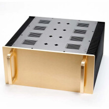 Premium All-Aluminum Class A Vacuum Tube Amplifier Chassis - 412x430x200mm DIY Power Amplifier Case