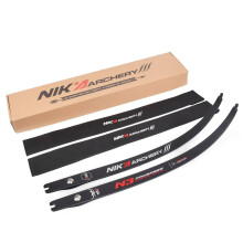 Nika Archery N3 Recurve Bow ILF Limbs - 70 Carbon Fiber Progress Series (20-50 lbs)