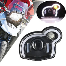 LED Headlight Projector with Hi-Low Beam & DRL Devil Eye for 2011-2017 G650GS Sertao R13 Motorcycle