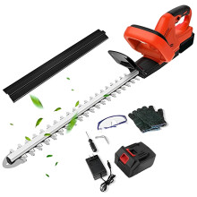 21V Cordless 22-Inch Hedge Trimmer with 3.0Ah Battery & Charger - Dual Action Blade, 3.5 Cutting Capacity