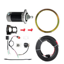 Suzuki DT40 40HP 2-Stroke Outboard Engine Electric Start Kit - Starter Motor, Relay, Cable, Rectifier