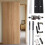 Dual-Buffer Hidden Sliding Ghost Barn Door Hardware Kit for 950mm-1500mm Door Widths 1