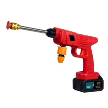 21V Portable Rechargeable Wireless High Pressure Car Wash Water Gun for Home & Outdoor Use