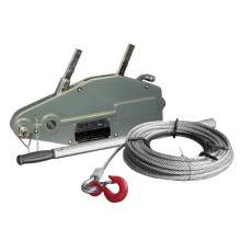 800kg Capacity Aluminum Alloy Wire Rope Hand Hoist with 20 Meter Traction Rope