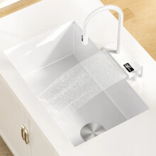 Smart Stainless Steel Kitchen Sink with Digital Waterfall Faucet & Spacious Basin