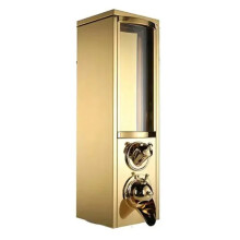 Silver Coffee Bean Silo Storage & Dispenser Machine