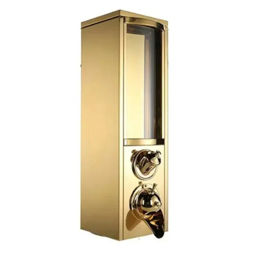 Silver Coffee Bean Silo Storage & Dispenser Machine