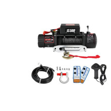 Heavy-Duty 13,500 lbs 12V Electric Winch with 92ft Synthetic Rope for 4x4, ATV, Truck, Off-Road, and Boat Applications